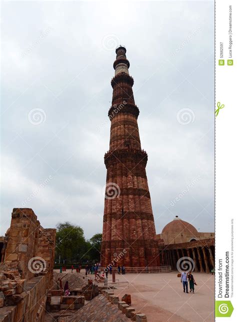 Qutb Minar Tower Delhi India Editorial Photography Image Of