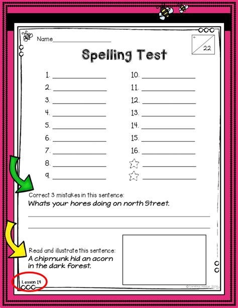 Spelling Lists For 3rd Graders