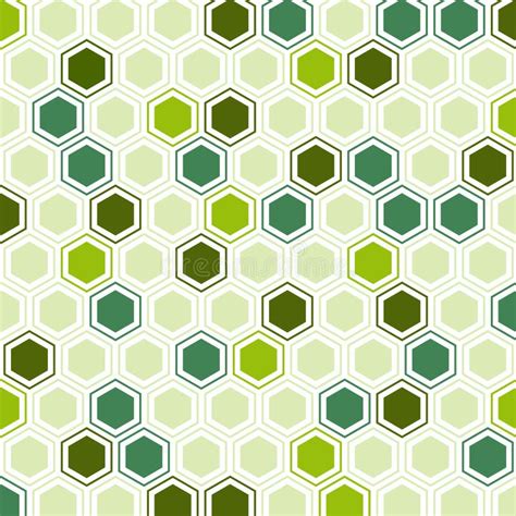 Green Honeycomb Pattern Stock Illustration Illustration Of Motif