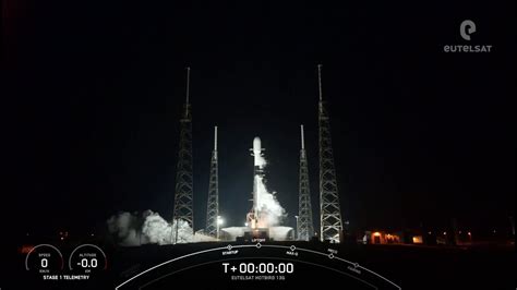 Spacex Launches Eutelsat Hotbird G Mission Youtube