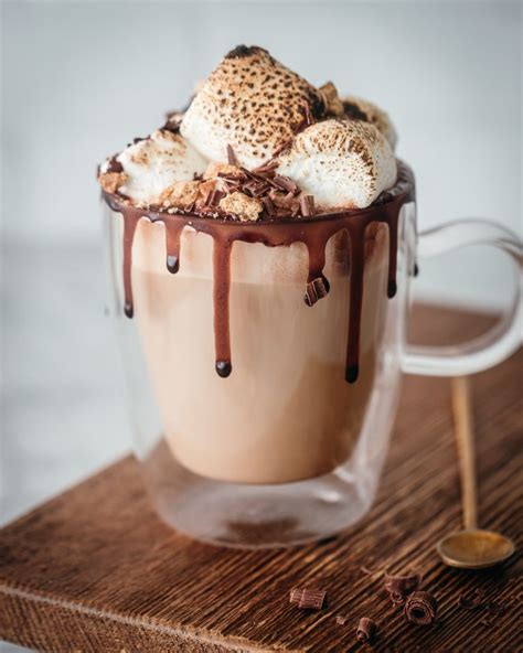S Mores Latte The Best Fall Coffee Drink With Toasted Marshmallows
