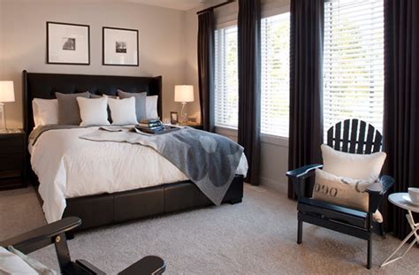 bedroom spaces  black leather beds home design lover