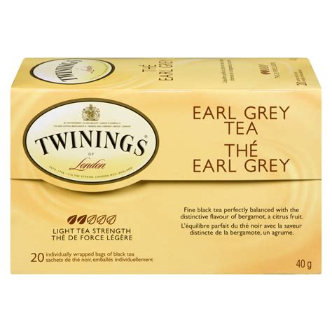 Twinings Of London Earl Grey Tea 20 Tea Bags 40 G Powells Supermarkets