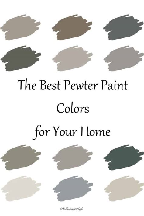The Best Pewter Paint Colors For Your Home
