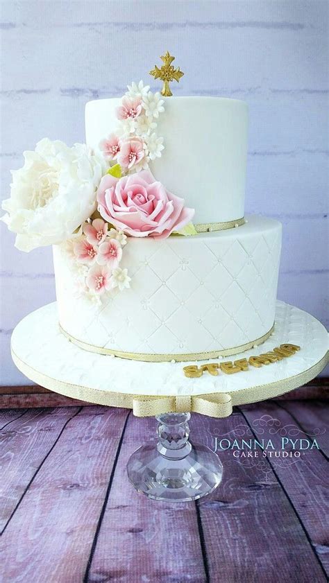 Pin von Marlene Marques auf Maria | Taufe kuchen mädchen ...