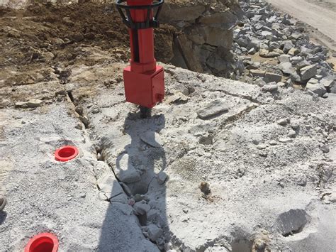 Heavy Duty Rock Splitter For Excavators