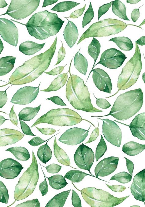 Check spelling or type a new query. Watercolor Greenery Pattern Wallpaper Removable Vinyl Peel ...