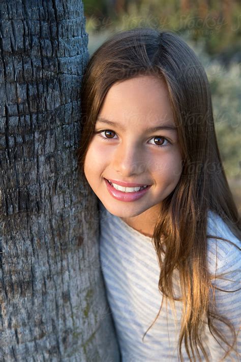 Portrait Of A Beautiful Little Girl By Curtis Kim