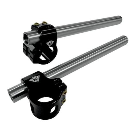We stock these clip ons in a number of sizes and are always getting more in! Joker Machine Cafe Racer Clip-On 1" Handlebars - RevZilla