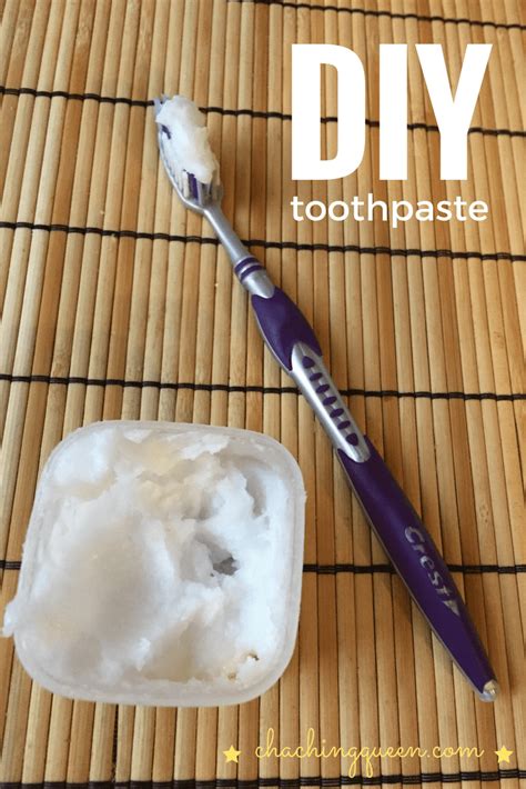 Diy How To Make Your Own Toothpaste Cha Ching Queen