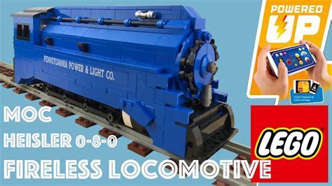 Lego Moc Pennsylvania Power And Light Co Heisler Fireless Locomotive 0 8