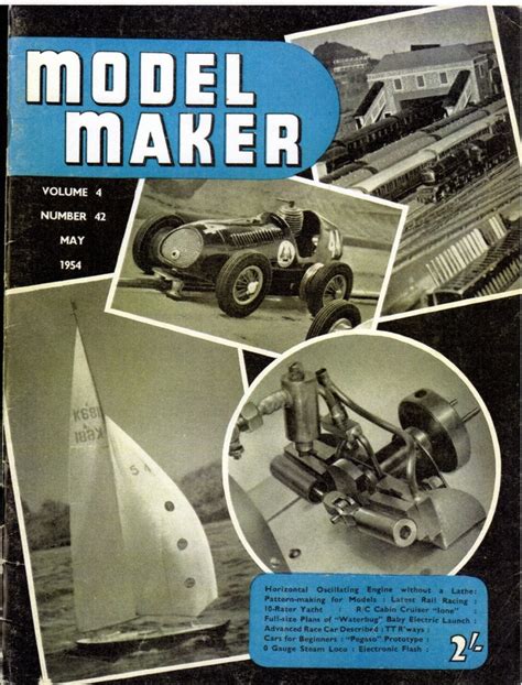 Model Maker May 1954 Vintage History In Magazines Slotforum
