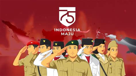17 agustus, indonesian independence day hand drawn vector. Video Ucapan Kemerdekaan Bangsa Indonesia 17 Agustus 1945 ...