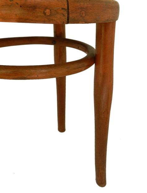 Thonet Stool Caned Bentwood With Original Label Circa 1900 At 1stdibs