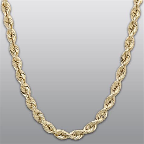 We did not find results for: 10 Karat Yellow Gold 18 Inch 4.0mm Hollow Rope Chain