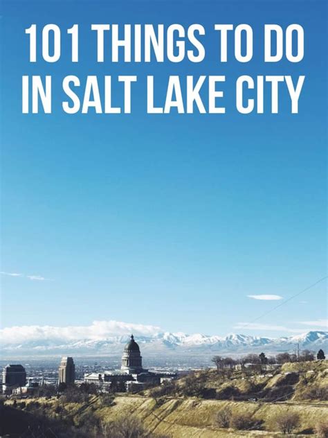 Maybe you would like to learn more about one of these? 101 Things To Do In Salt Lake City: A Local's Guide ...