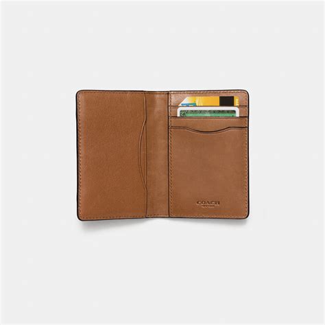 Everything you need to know about coach wallets for men. Coach Card Wallet In Patchwork Sport Calf Leather in Brown for Men | Lyst