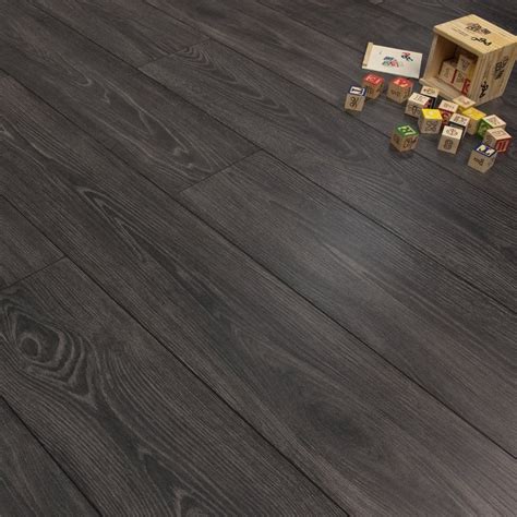 Black Smoked Oak 8mm Premier Elite Laminate Flooring