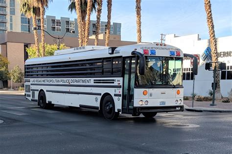 Las Vegas Police Bus Thomas Bus In Las Vegas Nevada So Cal Metro