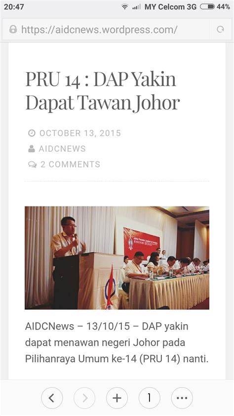 Senarai calon india yang bertanding dalam pru14. bumiyang: Jika Johor Dirampas DAP Dalam PRU 14 Semua Salah ...