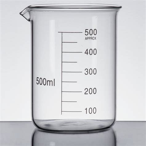 Most of the world uses the metric system nowadays, because the measurements and units let's see at how to convert 500 ml to oz. Libbey 56806 Chemistry Bar 17 oz. (500 mL) Beaker Glass ...
