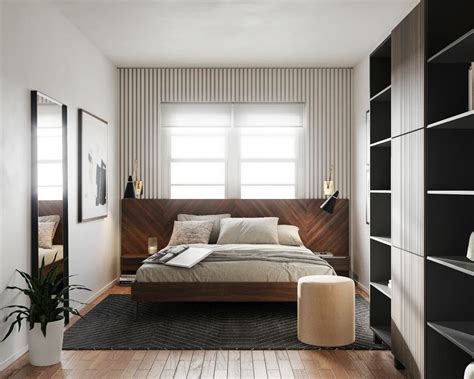 Before And After Refined Minimal Bedroom Design Decorilla