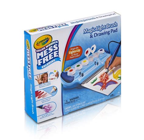 Crayola Color Wonder Magic Light Brush Drawing Pad Mess Free Coloring