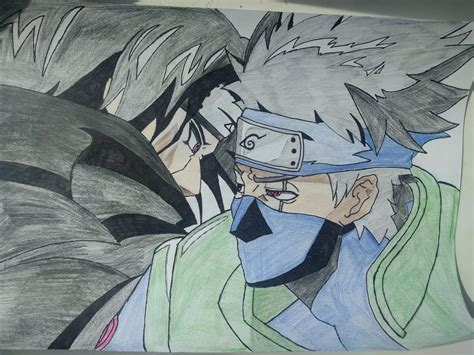 Tried To Draw One Of My Favourite Scenes In Naruto Rnaruto