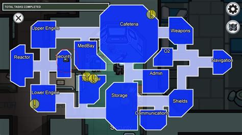 Among Us Skeld Map I Updated The Guide Map Of The Skeld There Were Reverasite