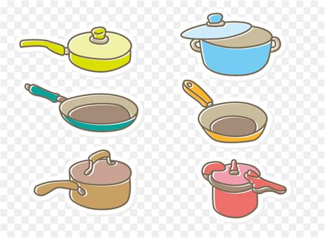 Peralatan Masak Dan Bakeware, Kartun, Panci Saham gambar png