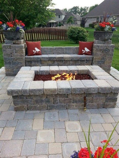 60 Small Paver Patio Ideas Pictures With Fire Pit 7 Fire Pit Backyard