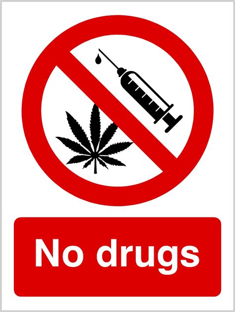 No Drugs Png