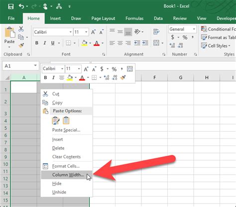 How To Set Row Height And Column Width In Excel