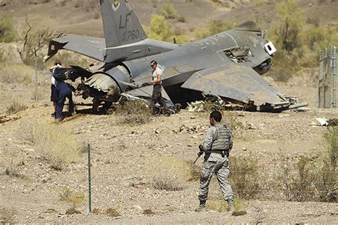 Air Force Paying For Fence Damaged By Downed F 16 At Lake Havasu