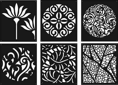 Decorative Screen Patterns Art For Laser Cutting Free Dxf File Free
