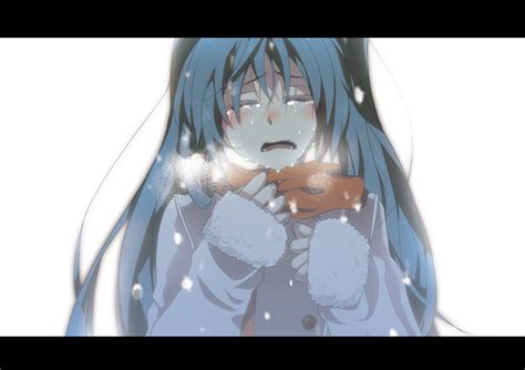 close crying hatsune miku tears vocaloid anime wallpapers