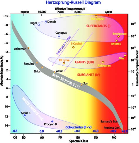Hertzsprung Russell Diagram The Location Of White Dwarfs Is Clearly