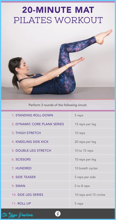 Pilates Exercise List