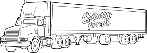 Football coloring pages cars coloring pages coloring books colouring ford falcon car drawing pencil pencil art drawing tips autos ford. Country Fresh Transport Truck Coloring Pages - Picolour