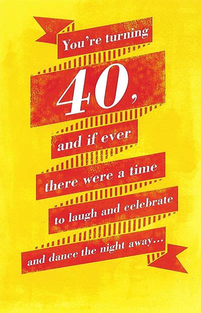 Personalize your own printable & online 40th birthday cards. 40th Birthday Card - Funny Card for 40 Year Old | Glitter ...