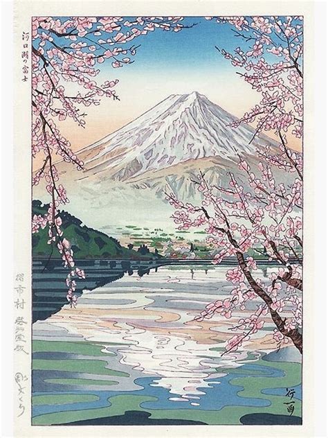 Mount Fuji Cherry Blossom Art Print By Pinkbabygirl