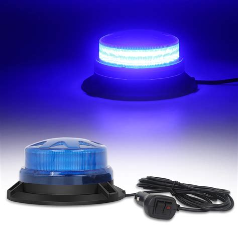 Buy Emergency Strobe Beacon Lights Blue Warning Safety Flashing Rooftop