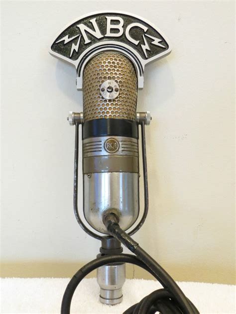 Vintage 1950s Old Rca 77 Art Deco Studio Ribbon Microphone