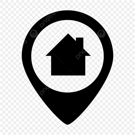 Ikon Lokasi Rumah Ikon Lokasi Ikon Rumah Logo Png Dan Vektor Dengan