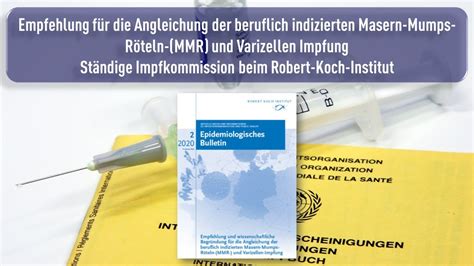 Tabelle der stiko zur priorisierung von medizinischem personal /tabelle dä, quelle: Masern Mumps Röteln Varizellen: Impfempfehlung der STIKO ...