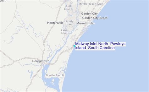 Map Of South Carolina Pawleys Island World Map