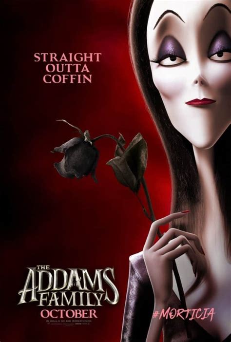 La Familia Addams Carteles De Todos Los Personajes