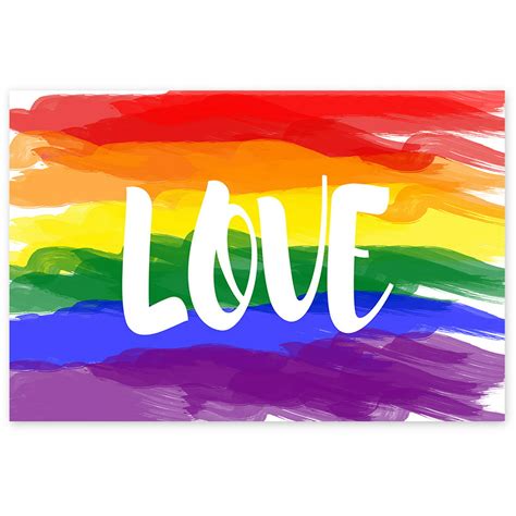 Awkward Styles Love Quotes Lgbtq Pride Flag Decor Love Digital Poster