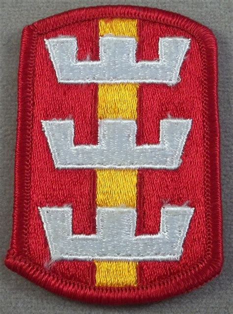 Us Army New Class A Patch 130th Engineer Brigade Merrowed Edge New
