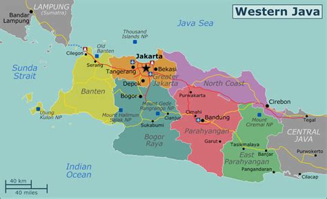 Unless you want to travel from somewhere like jakarta to merak by bus and get the bus ferry and then the bus from bakahueni up to say padang, then. Jungle Maps: Map Of Java Sumatra